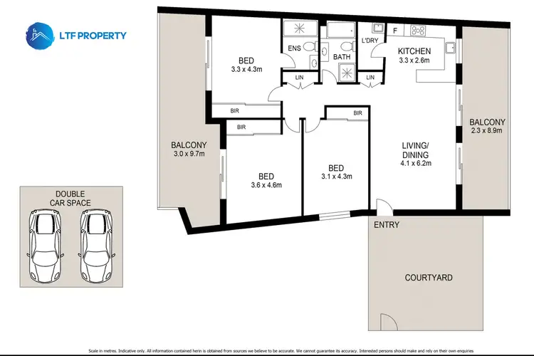 Floorplan of Homely apartment listing, 17/100 Tennyson Road, Mortlake NSW 2137