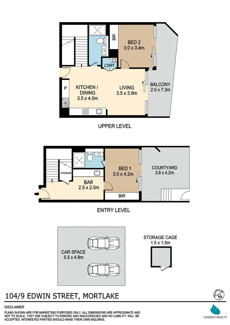 Floorplan of Homely apartment listing, 104/9 Edwin Street, Mortlake NSW 2137