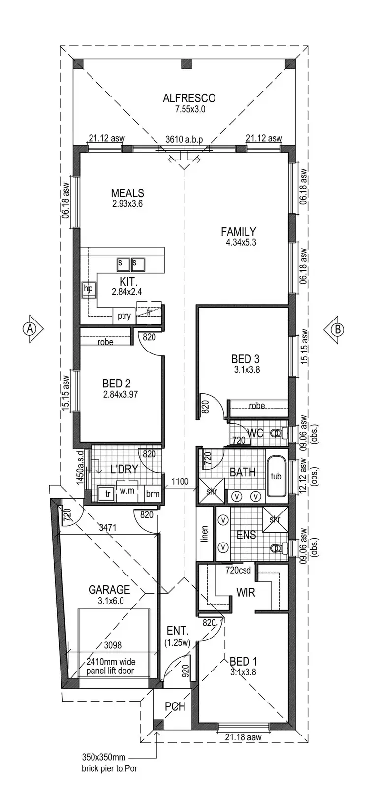 Floorplan of Homely house listing, 11 Gilles Crescent, Hillcrest SA 5086