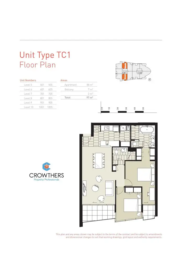 Floorplan of Homely unit listing, 501/19 Marcus Clarke Street, City ACT 2601