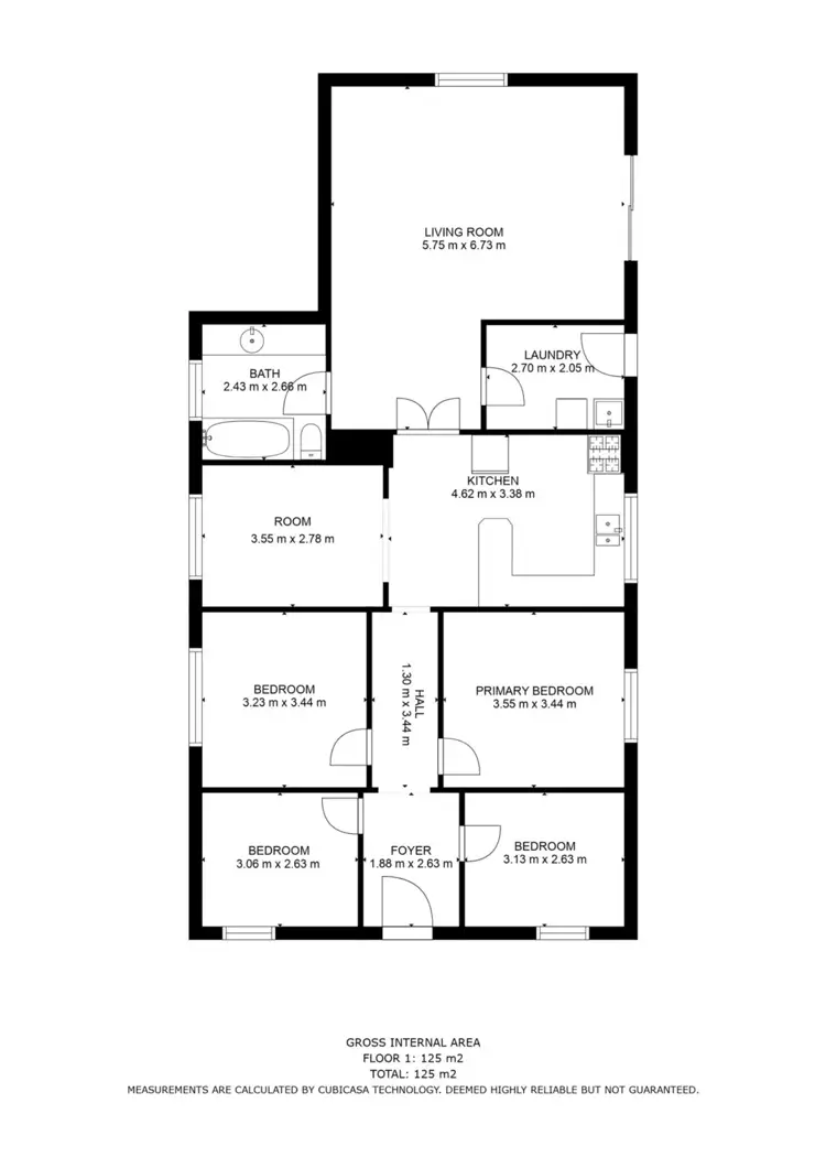 Floorplan of Homely house listing, 44 Oberthur Street, South Kalgoorlie WA 6430