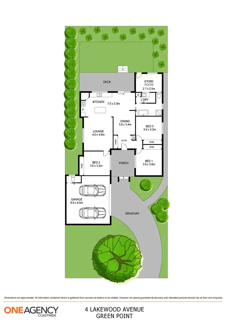 Floorplan of Homely house listing, 4 Lakewood Avenue, Green Point NSW 2251