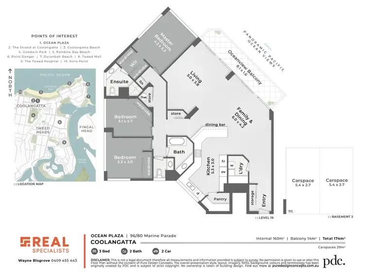 Floorplan of Homely unit listing, 96/70-80 Marine Parade, Coolangatta QLD 4225