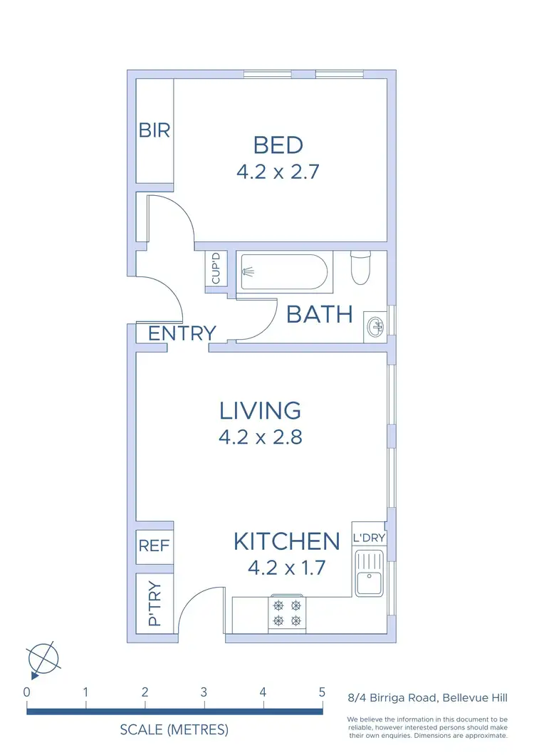 Floorplan of Homely apartment listing, 8/4 Birriga Road, Bellevue Hill NSW 2023