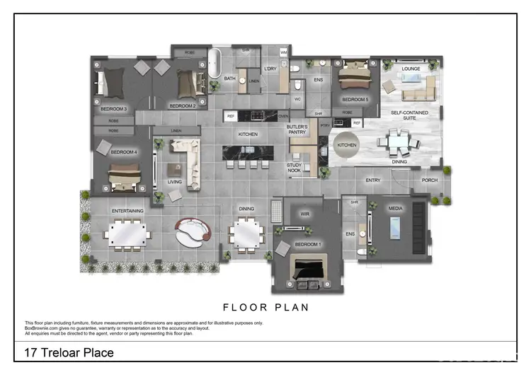 Floorplan of Homely house listing, 17 Treloar Place, Marian QLD 4753