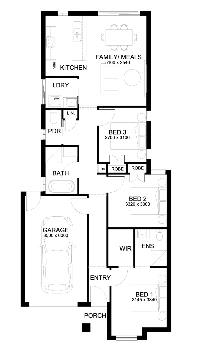 Floorplan of Homely house listing, Lot 907 Tussock Way, Officer South VIC 3809