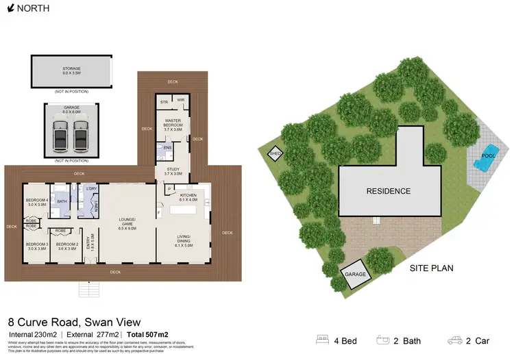 Floorplan of Homely house listing, 8 Curve Road, Swan View WA 6056