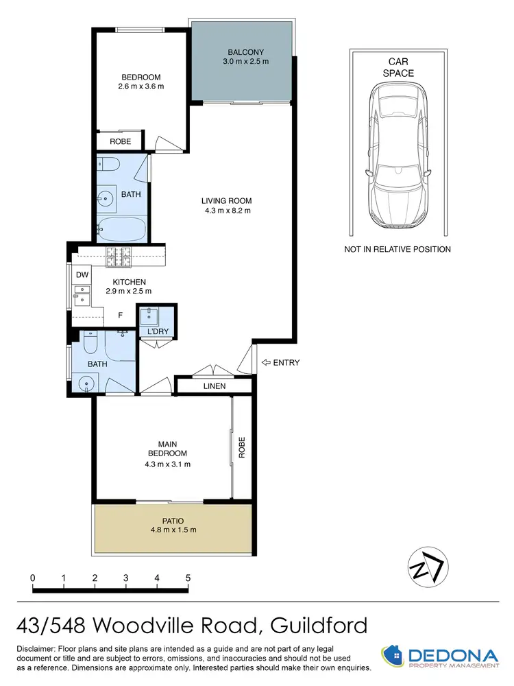 Floorplan of Homely apartment listing, 43/548-556 Woodville Road, Guildford NSW 2161
