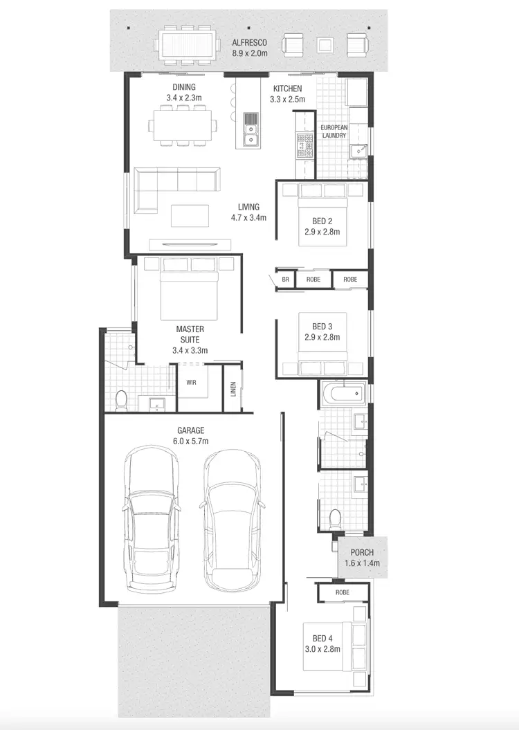Floorplan of Homely house listing, Address available on request
