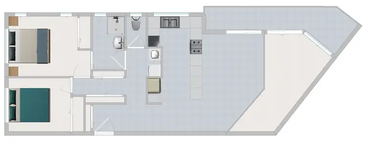 Floorplan of Homely unit listing, Unit 2/31 Kennedy Parade, (Explorers Cove), Golden Beach QLD 4551