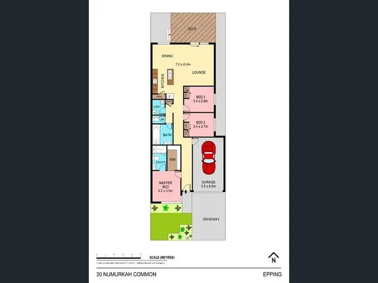 Floorplan of Homely house listing, 30 Numurkah Common, Epping VIC 3076