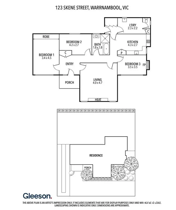Floorplan of Homely house listing, 123 Skene Street, Warrnambool VIC 3280