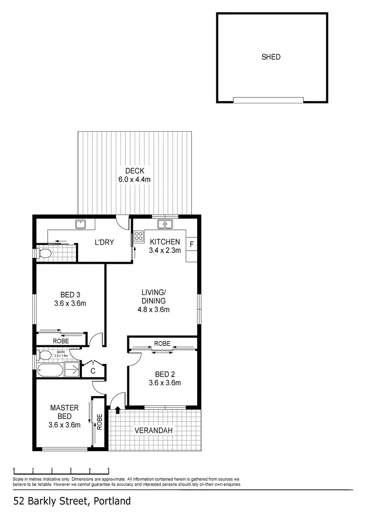 Floorplan of Homely house listing, 52 Barkly Street, Portland VIC 3305
