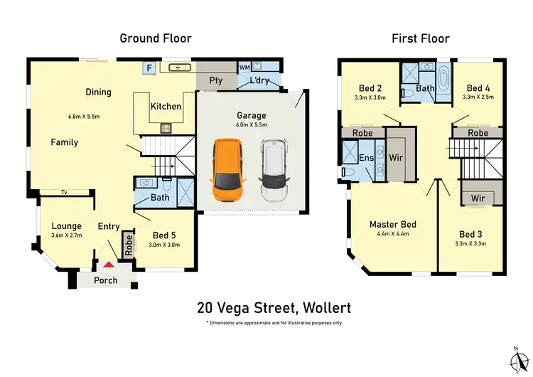 Floorplan of Homely house listing, 20 Vega Street, Wollert VIC 3750