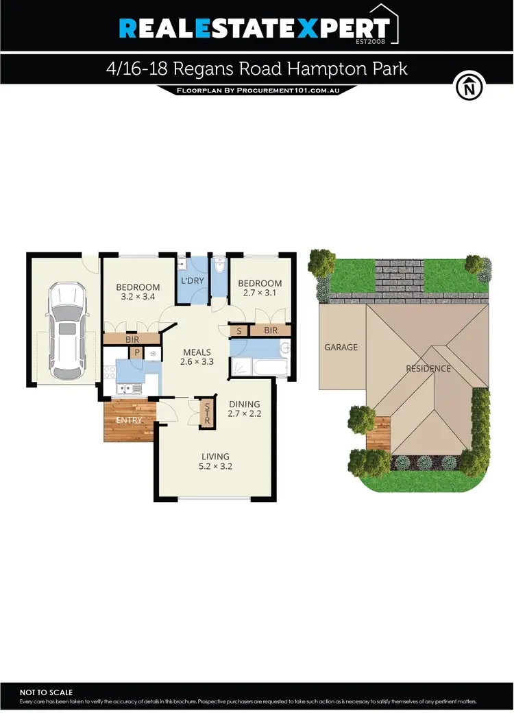 Floorplan of Homely unit listing, 6/16-18 Regans Road, Hampton Park VIC 3976