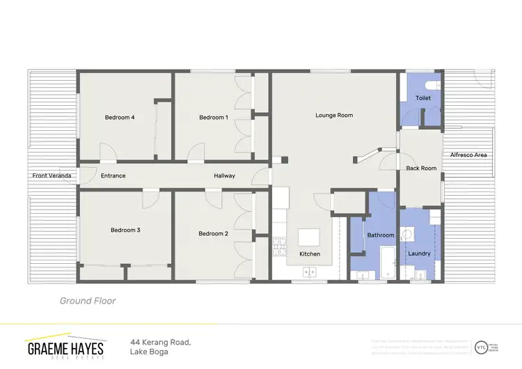 Floorplan of Homely house listing, 44 Kerang Street, Lake Boga VIC 3584