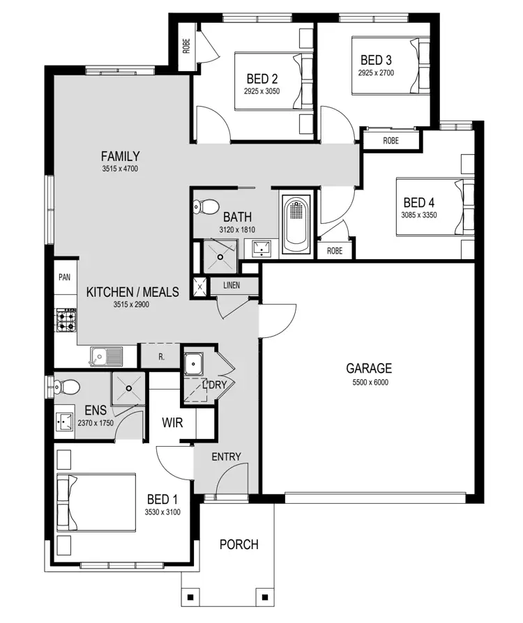 Floorplan of Homely house listing, Lot 336 Peppermint Gum Road, Cranbourne West VIC 3977