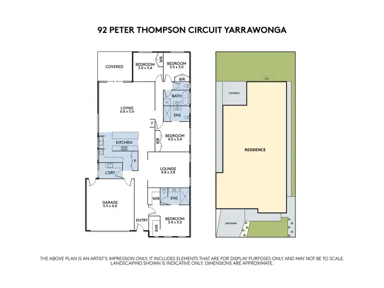 Floorplan of Homely house listing, 92 Peter Thompson Circuit, Yarrawonga VIC 3730