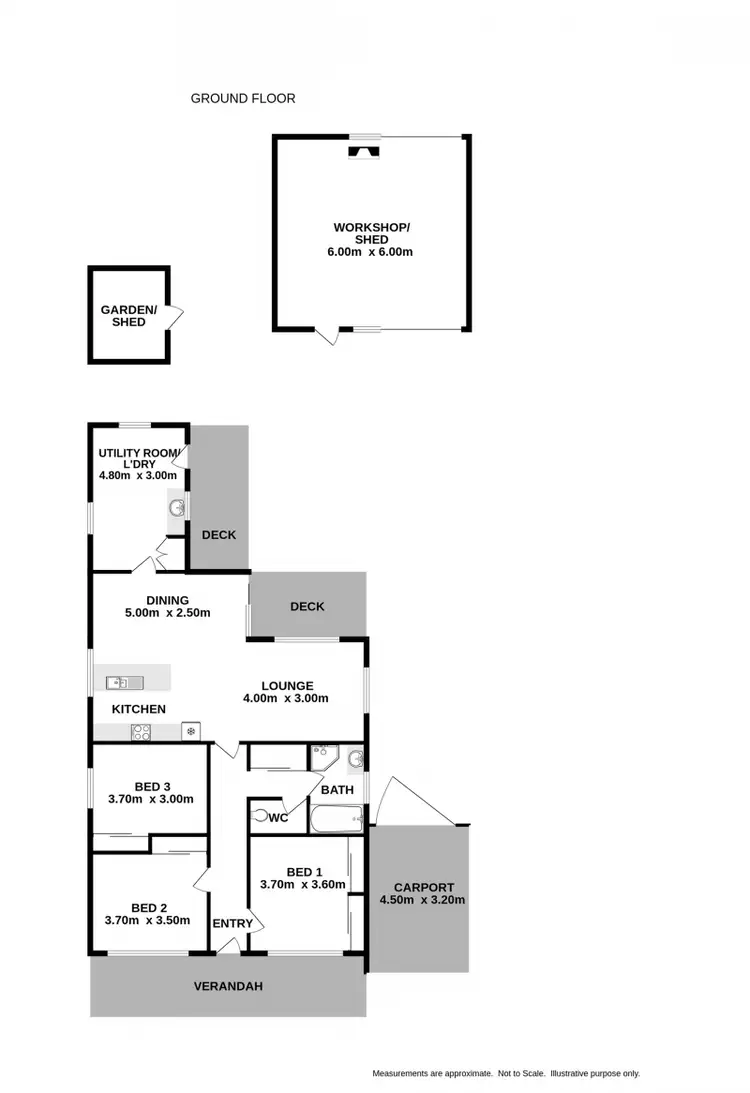 Floorplan of Homely house listing, 36 Church Street, Rutherglen VIC 3685