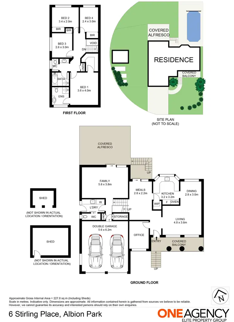 Floorplan of Homely house listing, 6 Stirling Place, Albion Park NSW 2527