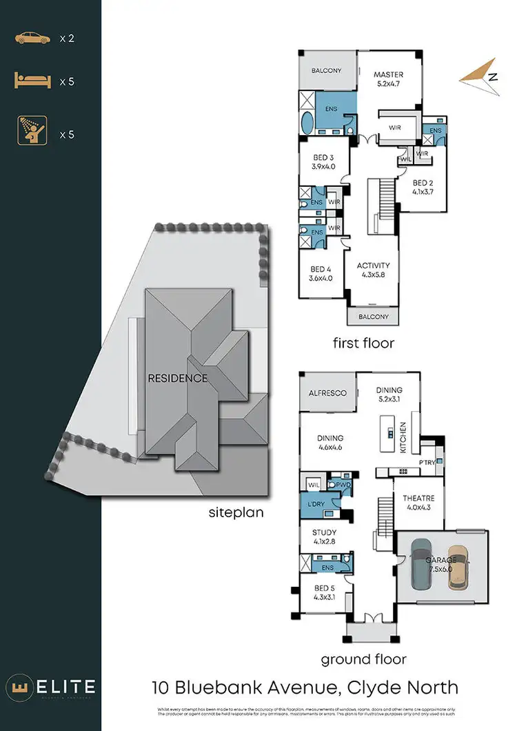 Floorplan of Homely house listing, 10 Bluebank Avenue, Clyde North VIC 3978