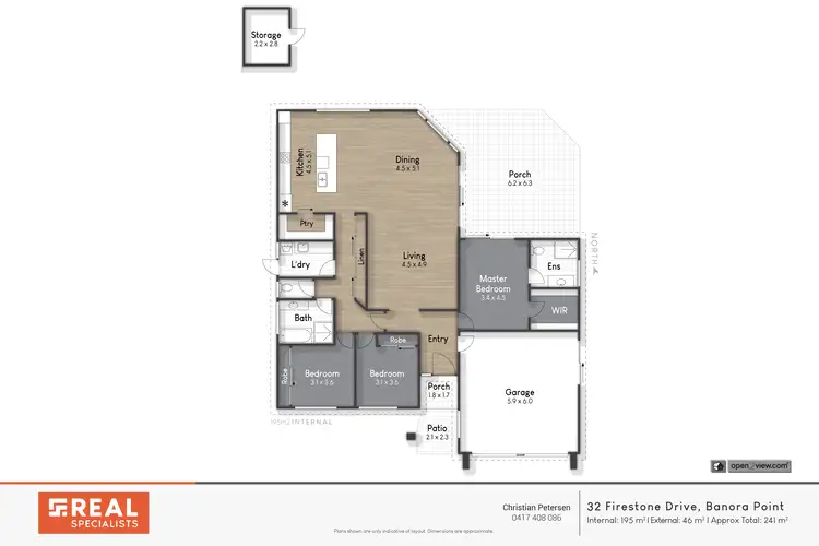 Floorplan of Homely house listing, 32 Firestone Drive, Banora Point NSW 2486