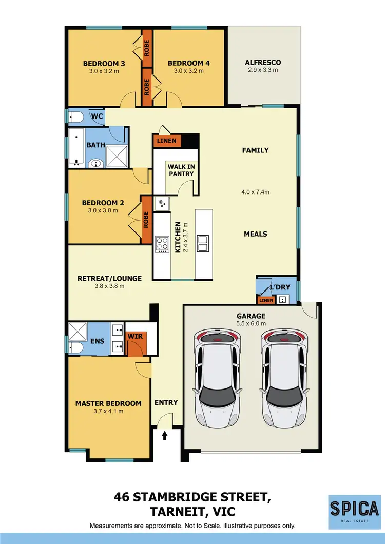 Floorplan of Homely house listing, 46 Stambridge Street, Tarneit VIC 3029