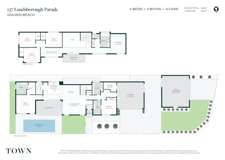 Floorplan of Homely house listing, 137 Landsborough Parade, Golden Beach QLD 4551