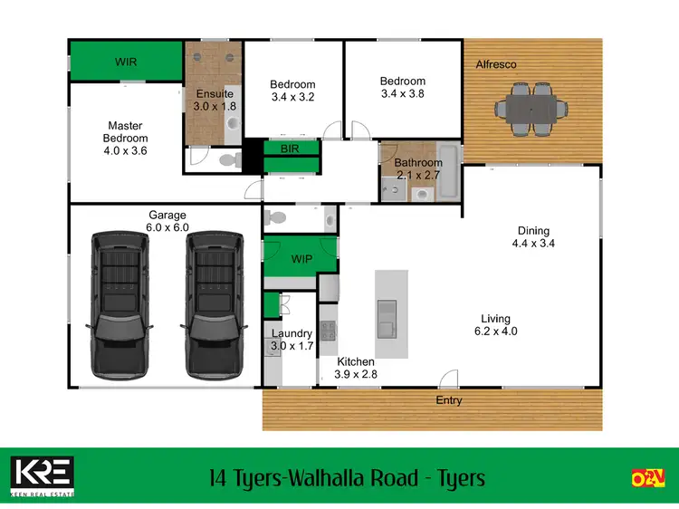 Floorplan of Homely house listing, 14 Tyers-Walhalla Road, Tyers VIC 3844