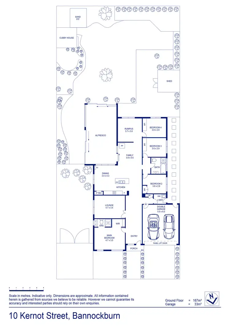 Floorplan of Homely house listing, 10 Kernot Street, Bannockburn VIC 3331