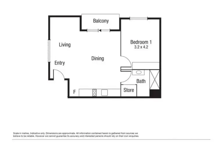 Floorplan of Homely unit listing, 15/48 Mitchell Street, North Ward QLD 4810