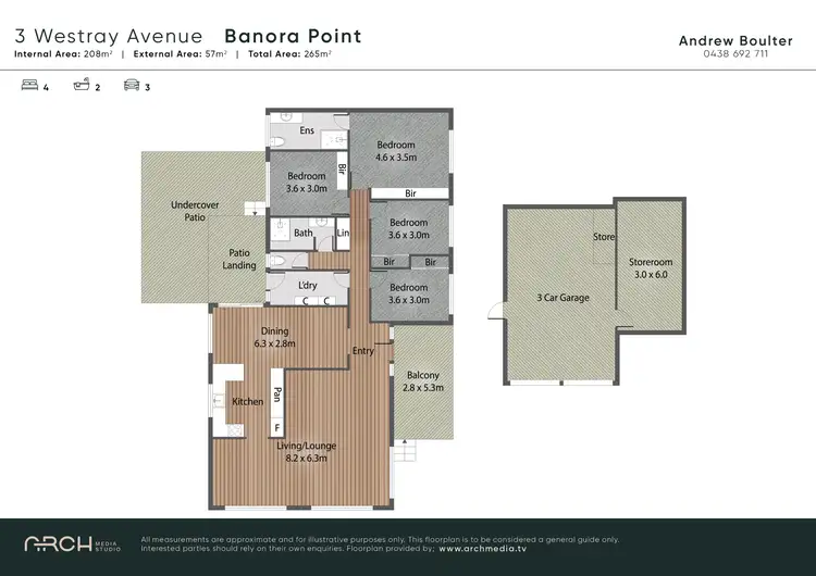Floorplan of Homely house listing, 3 Westray Avenue, Banora Point NSW 2486