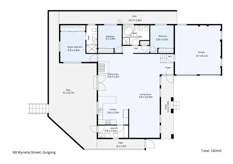 Floorplan of Homely house listing, 69 Wynella Street, Gulgong NSW 2852