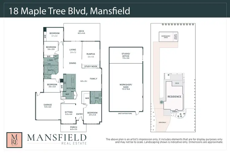 Floorplan of Homely house listing, 18 Maple Tree Boulevard, Mansfield VIC 3722