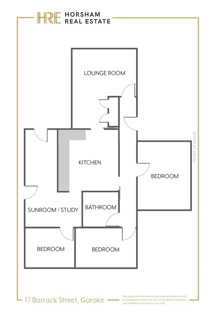 Floorplan of Homely house listing, 17 Barrack Street, Goroke VIC 3412