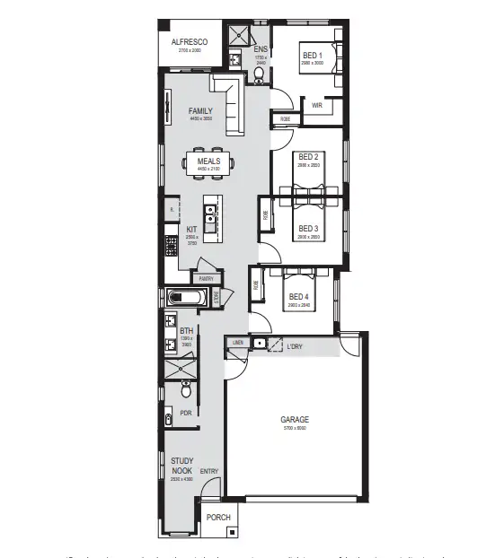 Floorplan of Homely house listing, Address available on request