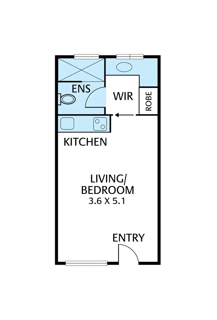 Floorplan of Homely apartment listing, 135/51-67 Rathdowne St, Carlton VIC 3053