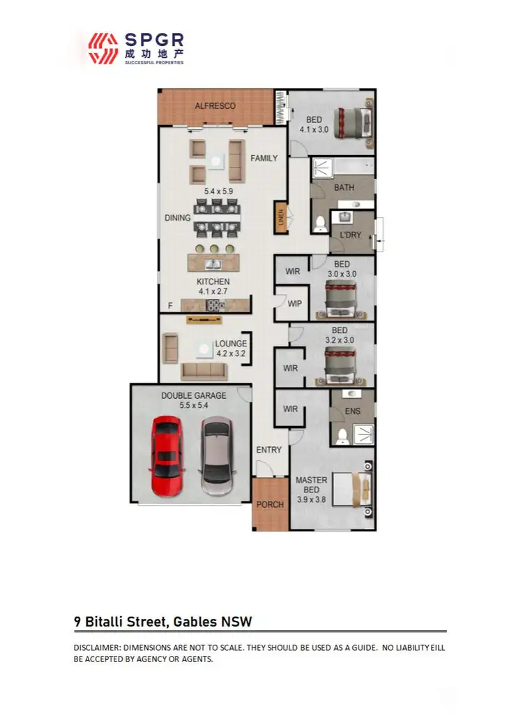 Floorplan of Homely house listing, 9 Bitalli Street, Gables NSW 2765
