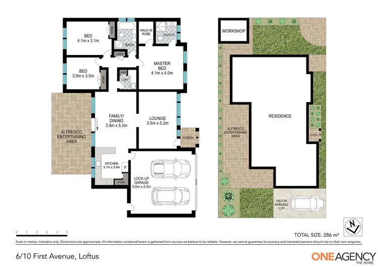 Floorplan of Homely villa listing, 6/10-12 First Avenue, Loftus NSW 2232