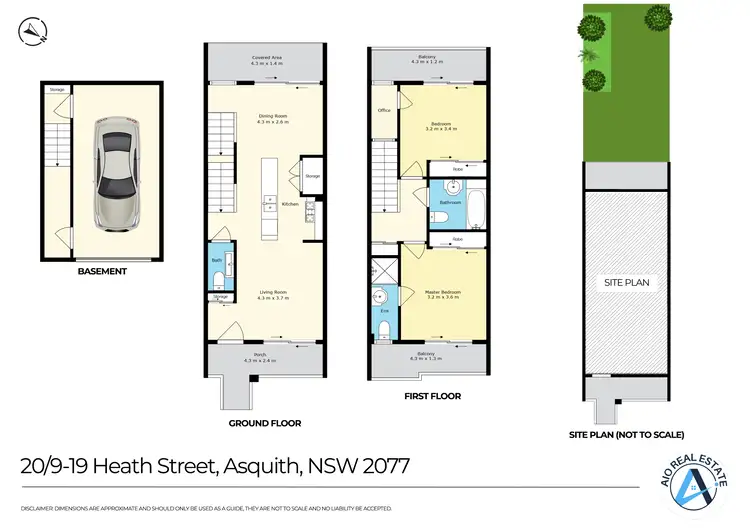 Floorplan of Homely townhouse listing, 20/9-19 Heath Street, Asquith NSW 2077