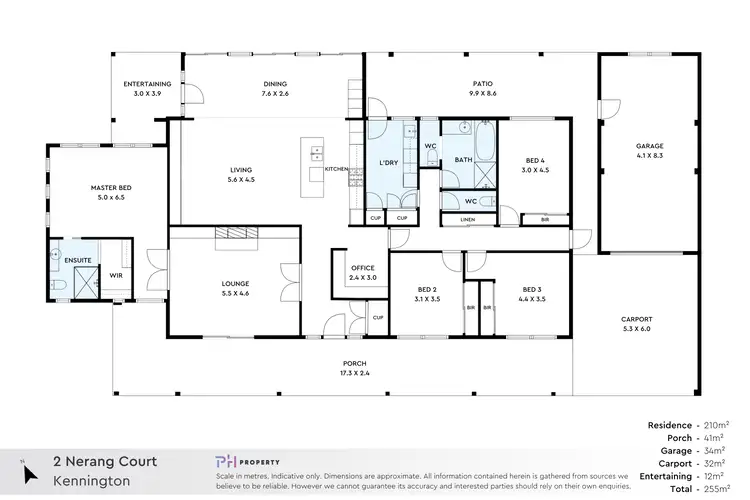 Floorplan of Homely house listing, 2 Nerang Court, Kennington VIC 3550