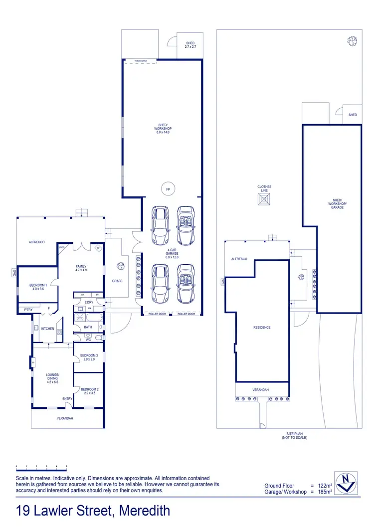 Floorplan of Homely house listing, 19 Lawler Street, Meredith VIC 3333
