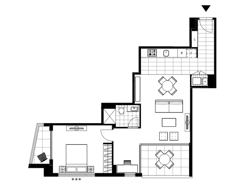 Floorplan of Homely apartment listing, 512/131 Ross Street, Forest Lodge NSW 2037