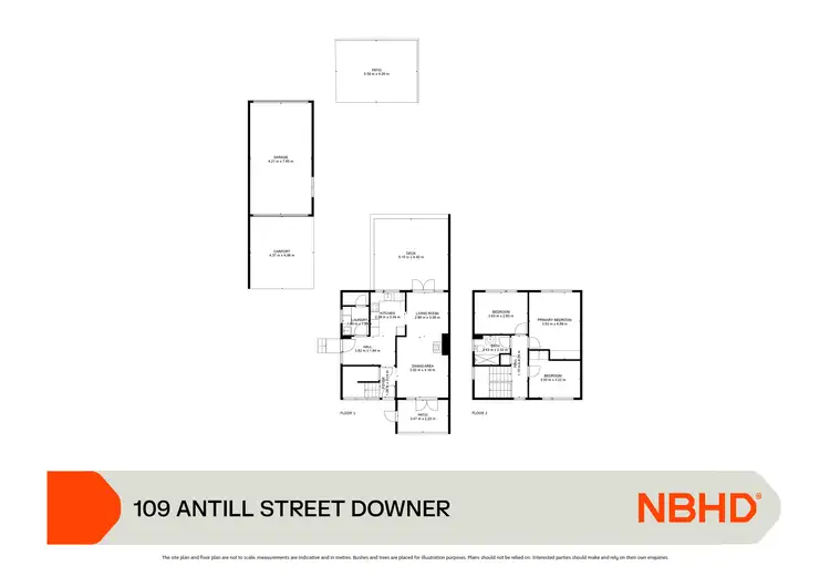 Floorplan of Homely house listing, 109 Antill Street, Downer ACT 2602