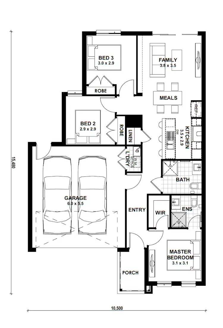Floorplan of Homely house listing, Lot 122 Thimble Street, Fraser Rise VIC 3336