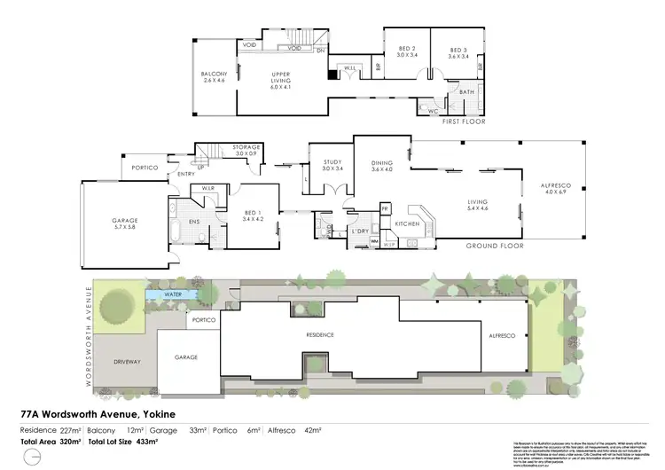 Floorplan of Homely house listing, 77A Wordsworth Avenue, Yokine WA 6060