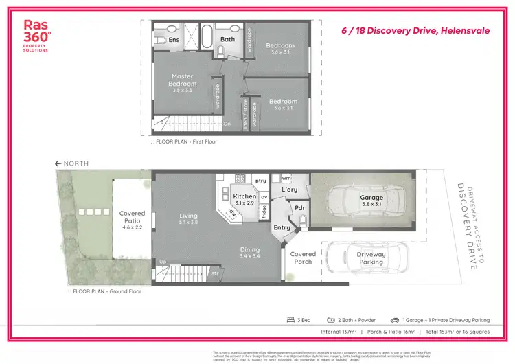 Floorplan of Homely townhouse listing, 6/18 Discovery Drive, Helensvale QLD 4212
