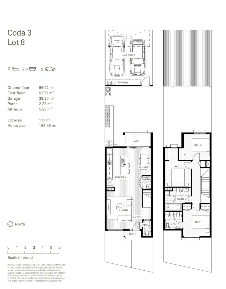 Floorplan of Homely townhouse listing, Lot 8 Tackle Drive, Point Cook VIC 3030
