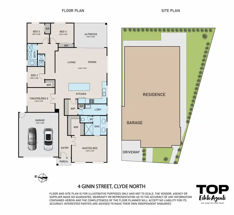Floorplan of Homely house listing, 4 Ginin Street, Clyde North VIC 3978