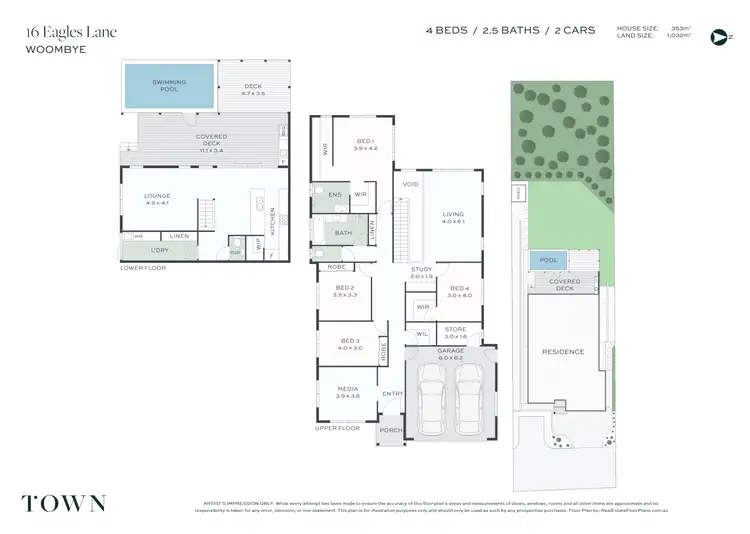 Floorplan of Homely house listing, 16 Eagles Lane, Woombye QLD 4559